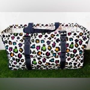 NGil Spot Of Color Collapsible Haul-It-All Basket Large Organizer/Utility Tote
